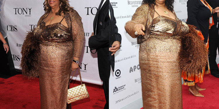 Aretha Franklin in same dress