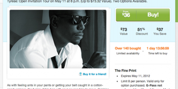 Tyrese Concert on Groupon
