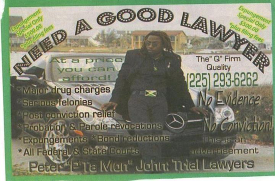 Crooked lawyer steeze