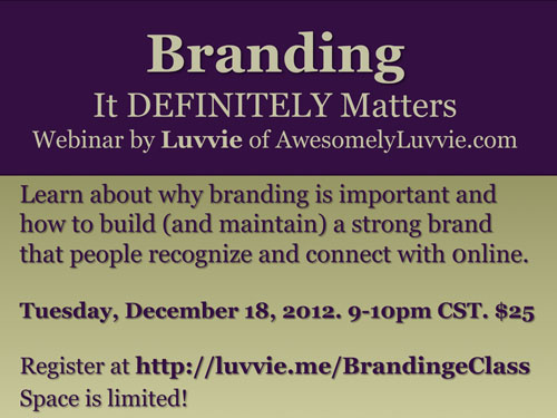 Branding Webinar