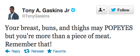 Tony Gaskins Tweet