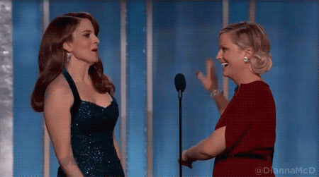 http://www.awesomelyluvvie.com/wp-content/uploads/2013/01/Tina-Fey-Amy-Poehler-High-Five.gif