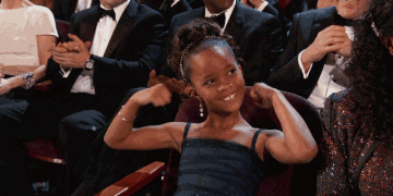 Quvenzhane Fist Pump gif