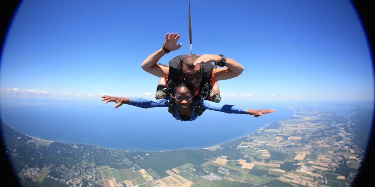 Luvvie Skydiving 2