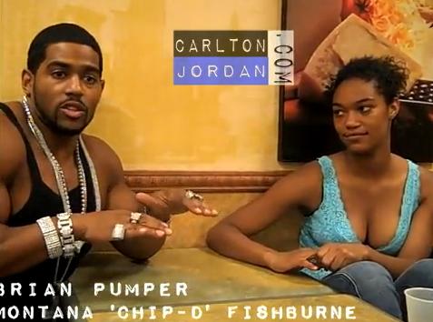 Brian Pumper and Montana Fishburne Brian Pumper and Montana Fishburne