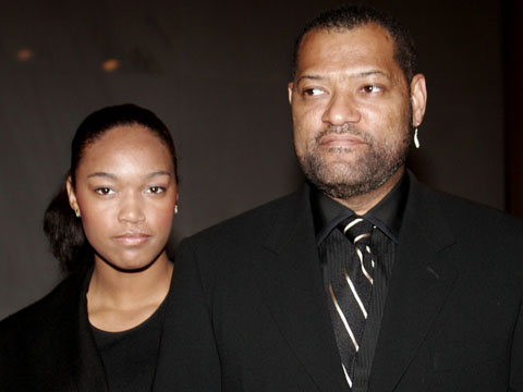 Montana Fishburne and Laurence Fishburne Montana and Laurence Fishburne