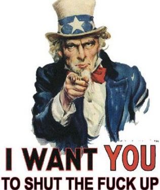 Uncle Sam Shut UP