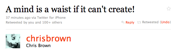 Chris Brown Tweet Chris Brown Tweet