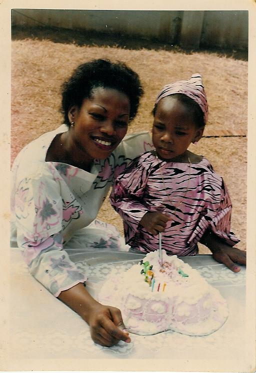 Me and my Mama on my 3rd birthday. Thank the lord I grew into my forehead. And leave my zebra print outfit alone.
