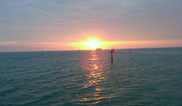 Sunset on Gulf of Mexico