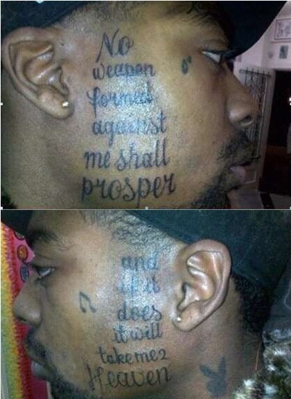 Face tattoo Face tattoo