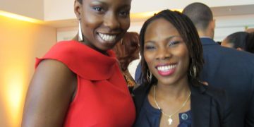 Luvvie meeting Adepero Oduye