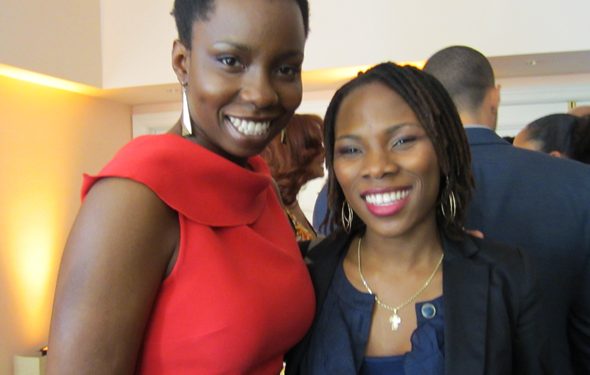 Luvvie meeting Adepero Oduye