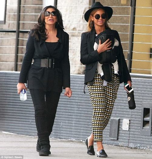 Beyonce in Flats
