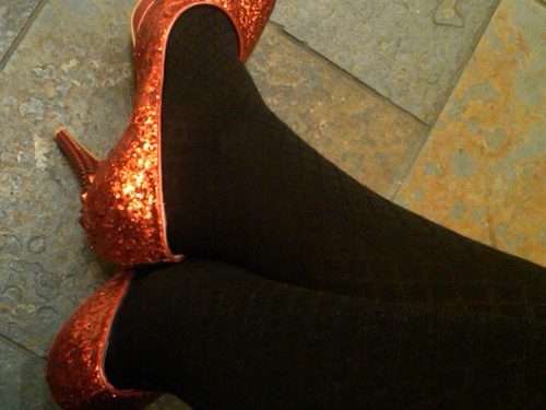 Luvvie's Red Pumps