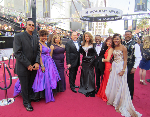 Production Team on the Red Carpet Production Team on the Red Carpet
