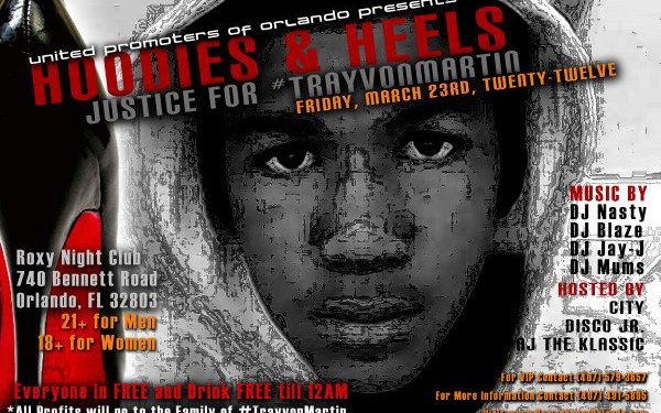 Hoodies and Heels Party for Trayvon