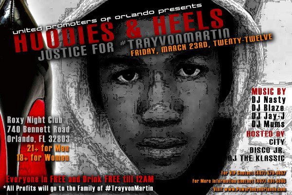 Hoodies and Heels Party for Trayvon