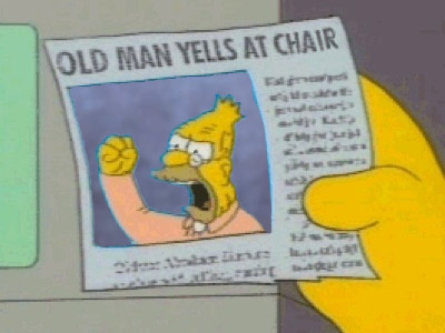 old man yells at chair old man yells at chair
