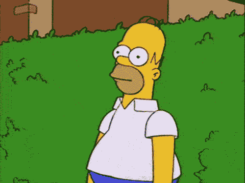 Hiding Homer gif