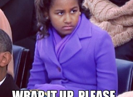 Sasha Obama Face