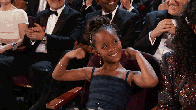 Quvenzhane Fist Pump gif
