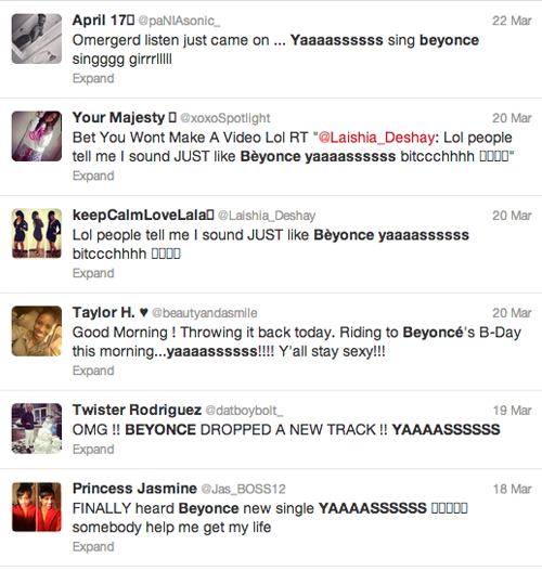 Yassss Beyonce