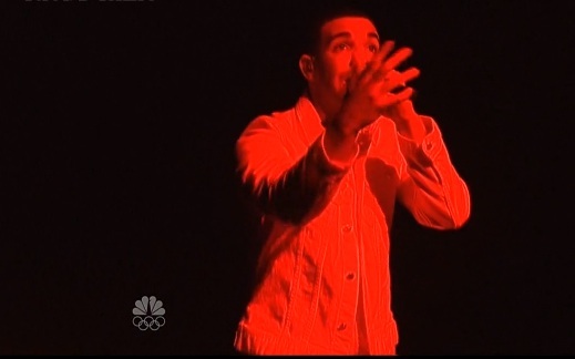 Drake in red SNL