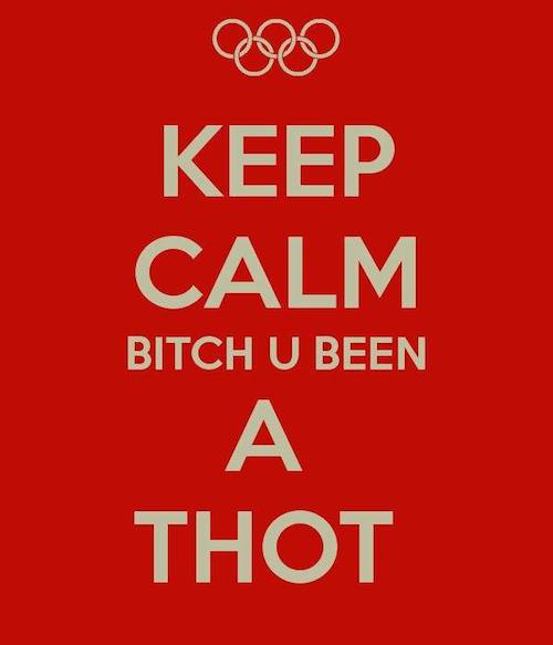keep calm thot keep calm thot