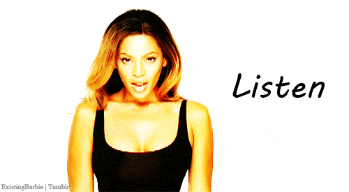Beyonce Listen gif  Awesomely Luvvie