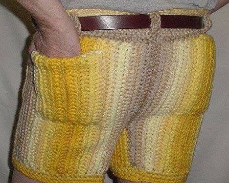 Crochet shorts
