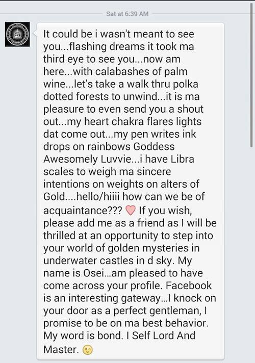 Creepy Love Note