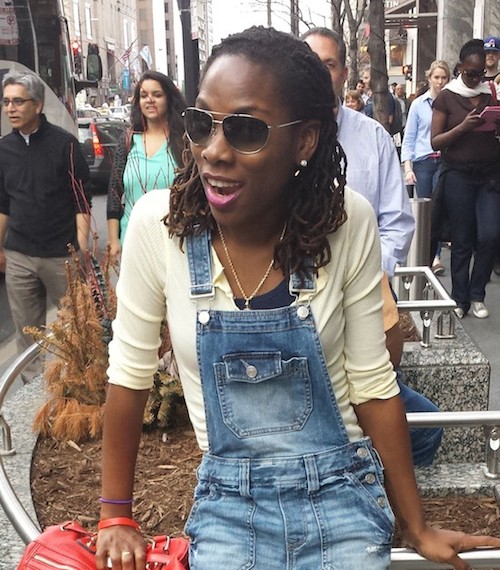 Luvvie in Overalls