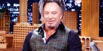 Mickey Rourke Jimmy Fallon