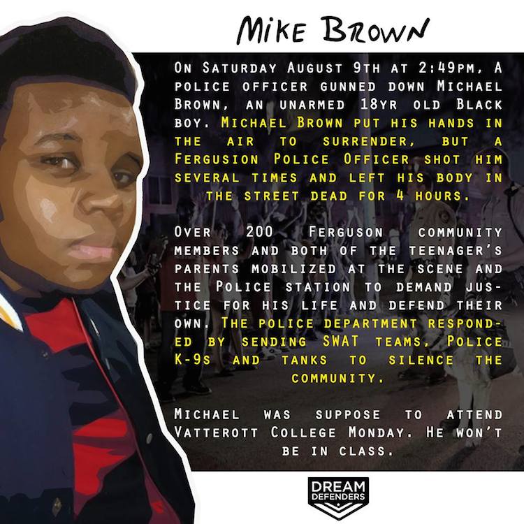 Mike Brown Killed