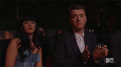 Sam Katy clapping gif