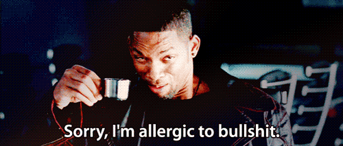 bullshit allergy gif