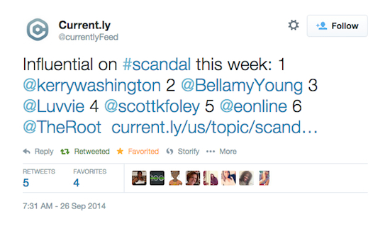 Scandal influencers