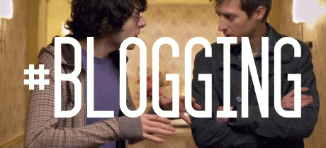 Blogging hashtag gif