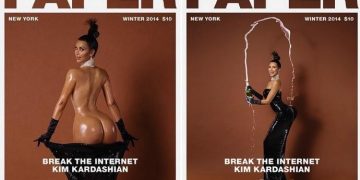 Kim Kardashian Paper Mag Nude