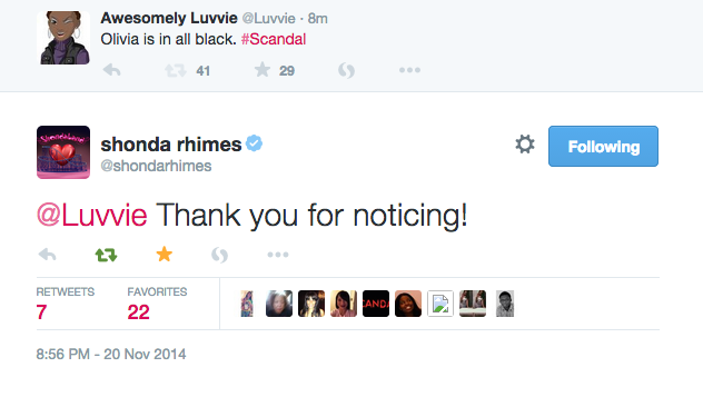 Me and Shonda: going together since 2014.