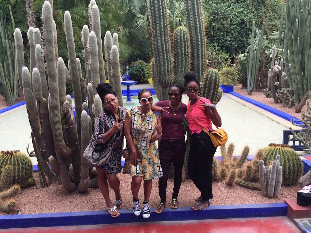SQUAD!!! Demetria Lucas (A Belle in Brooklyn), Christina Rice, Me, Eartha Petersen