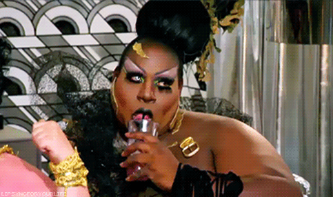 sip straw side-eye gif