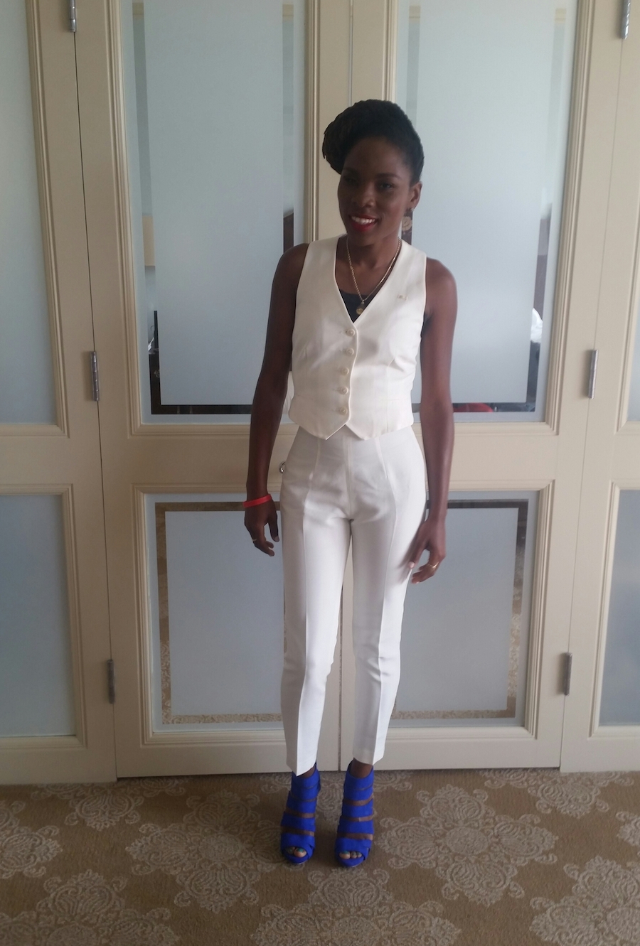 Luvvie White Suit