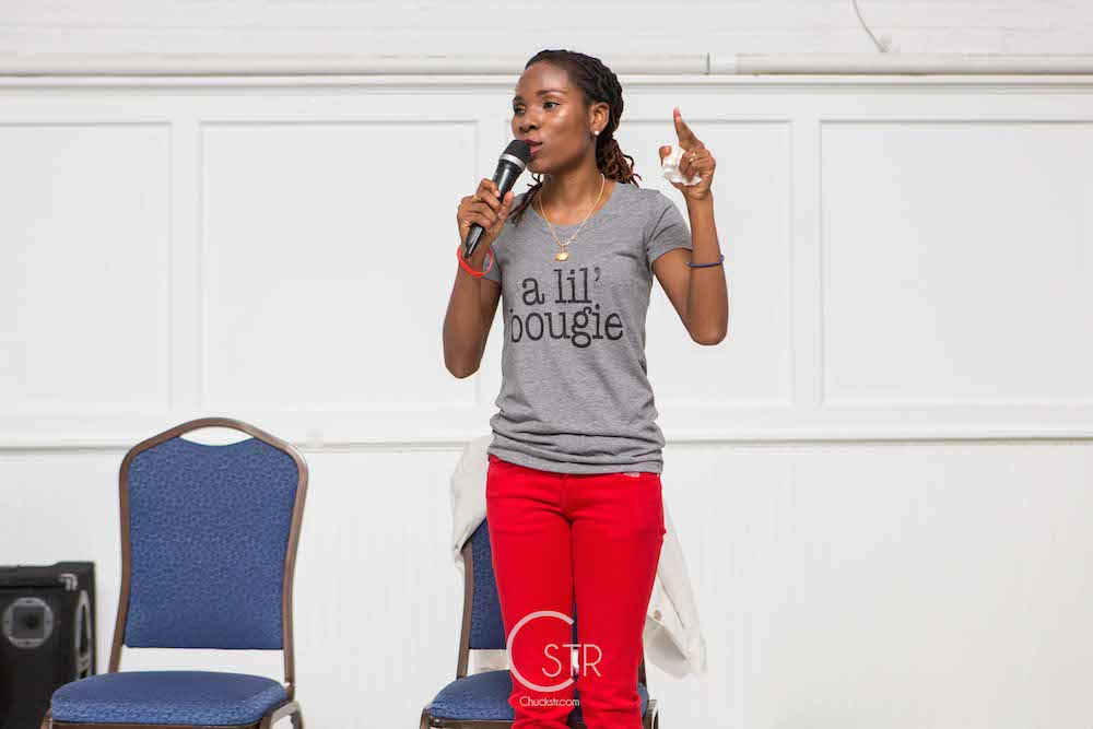 Luvvie at Awesomely Golden.