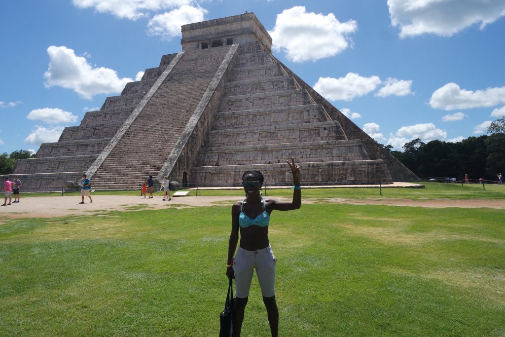 Luvvie at Chichen Itza