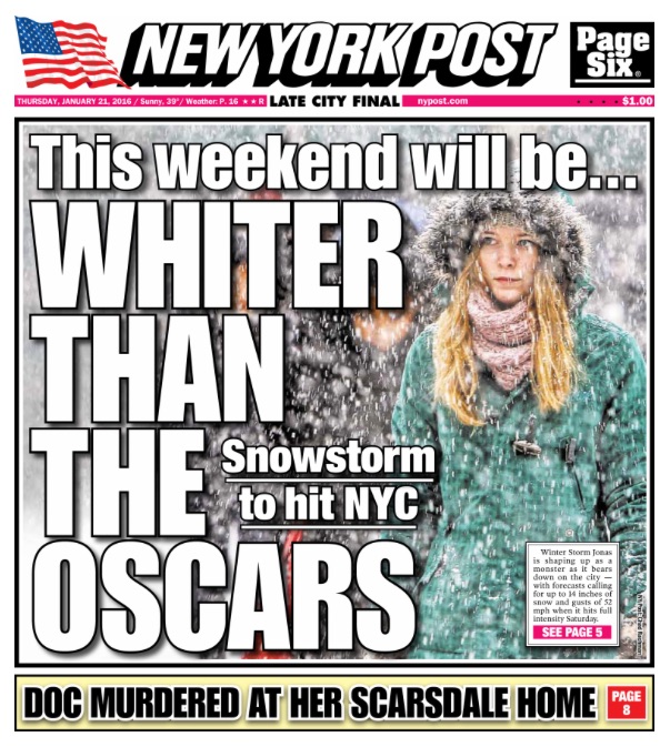 Even the NY Post got in on the action,