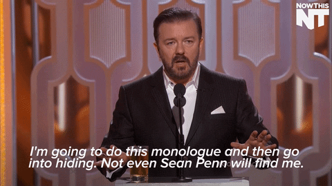 Ricky Gervais Golden Globes 2016
