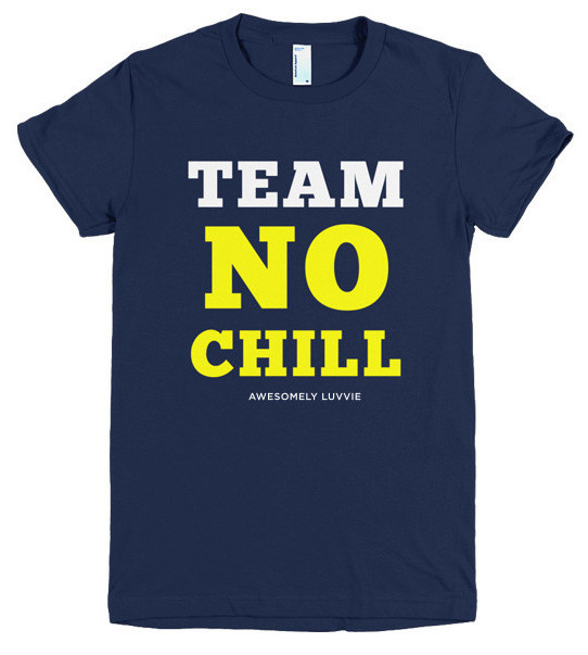Team No Chill Blue Tshirt