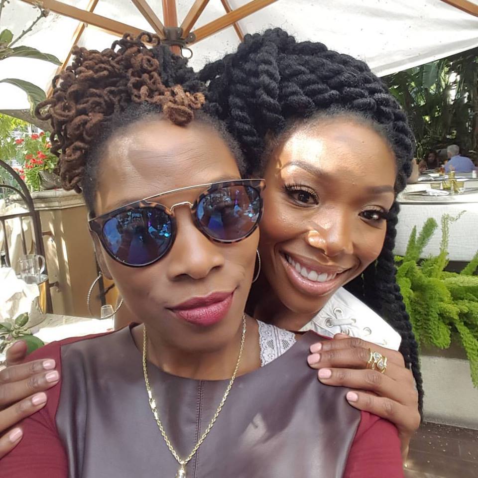 Saw Brandy a couple of weeks ago at a brunch honoring her in LA. WE ON!